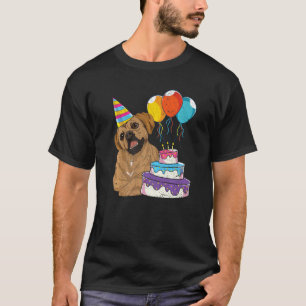 Geburtstagspartei Haustier Hund Eigentümer Puggle T-Shirt