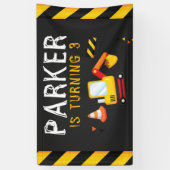 Geburtstagspartei im Baugewerbe Banner (Vertikal)