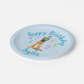 Geburtstagspartei Malinois Pappteller (Schrägansicht)