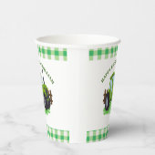 Geburtstagspartei niedlich Green Tractor Pappbecher (Rechts)