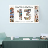 Geburtstagspartei Nr. 13 FotoCollage Banner (Messeveranstaltung)