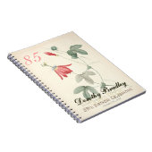 Geburtstagspartei Passiflora Custom Gästebuch Notizblock (Rechte Seite)