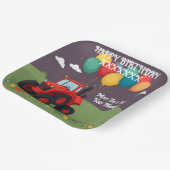 Geburtstagspartei Personalisiert Pappteller (Gewinkelt)