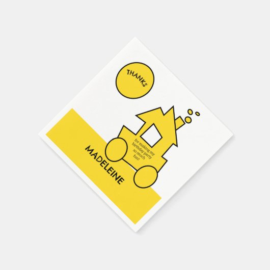 Geburtstagspartei Serviette (Ecke)