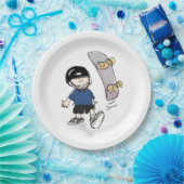 Geburtstagspartei Skateboard Pappteller (Party)