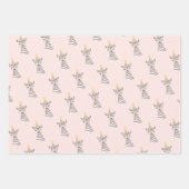 Geburtstagspartei Tierthema Geschenkpapier (Vorderseite 2)