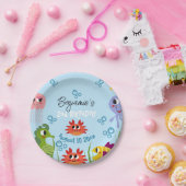 Geburtstagspartei unter dem Meer Whimsikkreaturen Pappteller (Party)