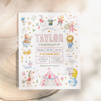 Geburtstagspartei von Budget Animal Circus