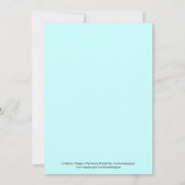 Geburtstagspartei von Eiskrem Einladung (Rückseite)