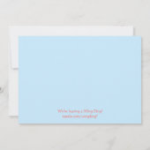 Geburtstagspartei von Prinzessin Einladung (Rückseite)