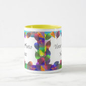 Geburtstagsparty 2-Foto-Rahmen Tasse (Zentrum)