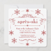 Geburtstagsparty 30 Apres-Ski Einladung (Rückseite)