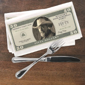Geburtstagsparty 50 Dollar Serviette