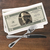Geburtstagsparty 50 Dollar Serviette