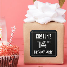 Geburtstagsparty: Art Déco Stil & Individuelle Nam