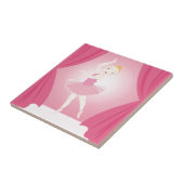 Geburtstagsparty Ballerina Fliese (Seite)