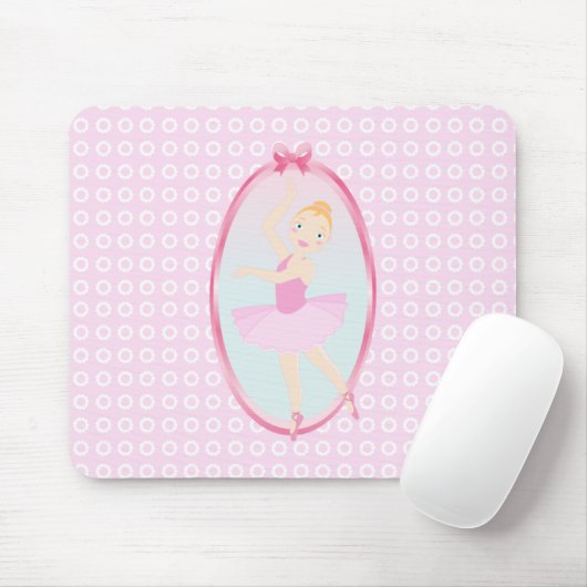 Geburtstagsparty Ballerina Mousepad (Mit Mouse)