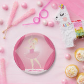 Geburtstagsparty Ballerina Pappteller (Party)