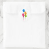Geburtstagsparty Ballon Set Runder Aufkleber (Tasche)