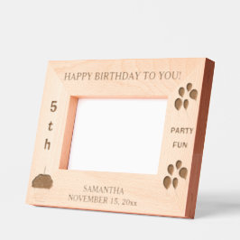 Geburtstagsparty Ballons Cupcake 6 x 4, 7 x 5 Foto Geätzte Rahmen