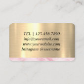 Geburtstagsparty Balloons Geschenk Herz Visitenkarte (Rückseite)