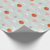 Geburtstagsparty Balloons Geschenkpapier (Ecke)