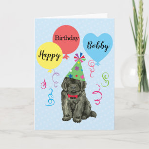 Geburtstagsparty Balloons Neufundland Card Karte