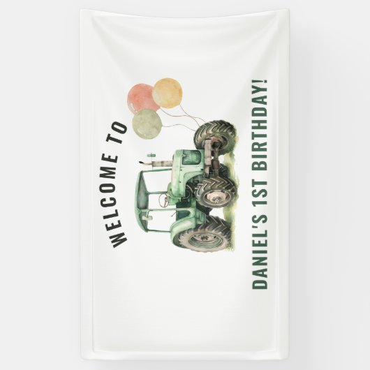 Geburtstagsparty Banner (Vertikal)