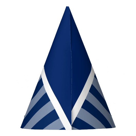 Geburtstagsparty - Baseball - Blue Partyhütchen (Rückseite)