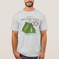 Geburtstagsparty Bash Camp Zelt Sleepover Camping