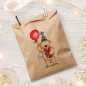 Geburtstagsparty Bear Geschenktütchen (Ausgeschnitten)
