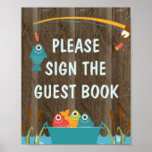 Geburtstagsparty beim Fischen Poster (Vorne)