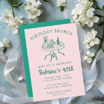 Geburtstagsparty Buffet Tischhandgezeichnet Einladung<br><div class="desc">Perfekte niedliche Karte für eine lustige Party Einladung! Handgemachte Kunst für Sie! Vollständig anpassbar! Klicken Sie auf "Personalisieren" oben, um den Text zu bearbeiten. Klicken Sie auf "Bearbeiten mit dem Designwerkzeug", um die Schriftart, Farben und Einstellungen anzupassen. (Karo mein Shop für alternative Farben und Designs auch) GO GREEN GO DIGITAL!...</div>