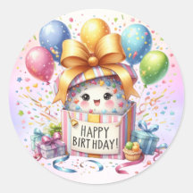 Geburtstagsparty Bunte Ballons Gift Pink Niedlich