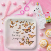 Geburtstagsparty Butterfly Paper Plate Pappteller (Party)