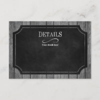 Geburtstagsparty - Chalkboard - Weiße Details