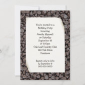 Geburtstagsparty Chocolate Chips Einladung (Vorderseite)