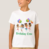 Geburtstagsparty-Crew T-Shirt (Vorderseite)