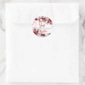 Geburtstagsparty Danke, Balloons Gefallen Runder Aufkleber (Tasche)