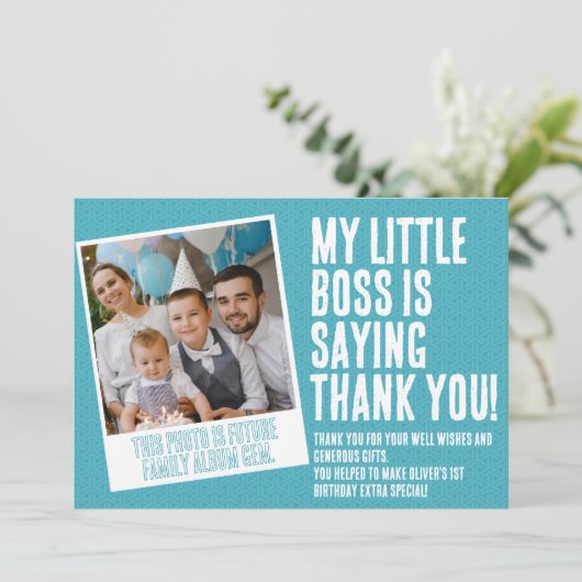 Geburtstagsparty Danke Karten (Stehend Vorderseite)