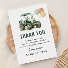 Geburtstagsparty Dankeskarte