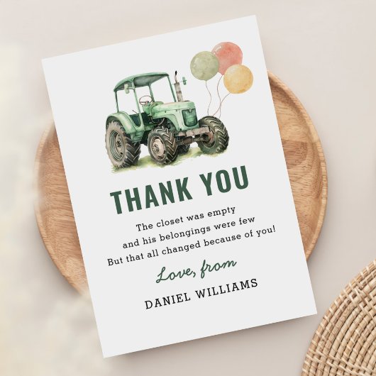 Geburtstagsparty Dankeskarte