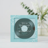 Geburtstagsparty der 1950er Jahre Einladung (Stehend Vorderseite)