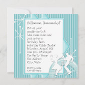 Geburtstagsparty der 1950er Jahre Einladung (Rückseite)