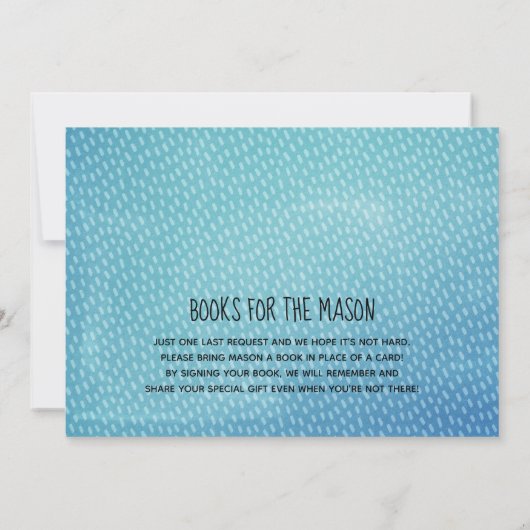 Geburtstagsparty der Aquarellbahn Einladung (Rückseite)