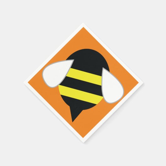 Geburtstagsparty der Biene Serviette (Ecke)