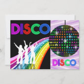 Geburtstagsparty der Funky 80er-Jahre Einladung (Vorderseite)