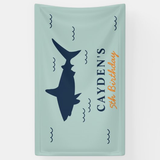 Geburtstagsparty der Haie Banner (Vertikal)