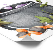 Geburtstagsparty der Hexenkatze, jedes Alter Poster (Ecke)