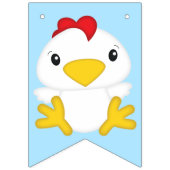 Geburtstagsparty der Hühnerfarm Wimpelkette (Erste Fahne)